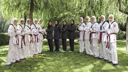 Adult Girls Taekwondo Training at Prince Taekwondo Academy by Female instructors