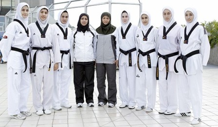 Girls Taekwondo Team Prince Taekwondo Academy